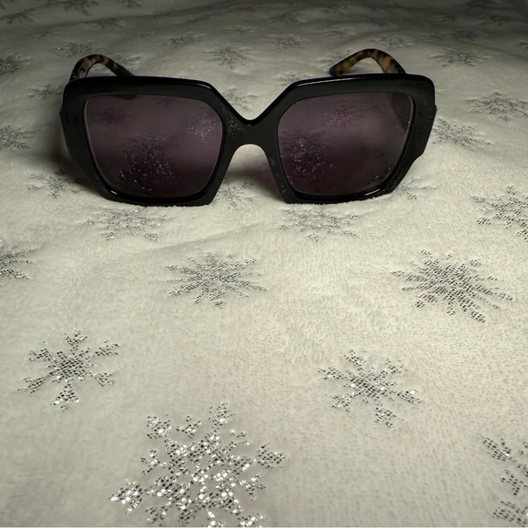 PRADA PR 21XS Leopard Print Black/Grey Polarized Sunglasses - Picture 5 of 9